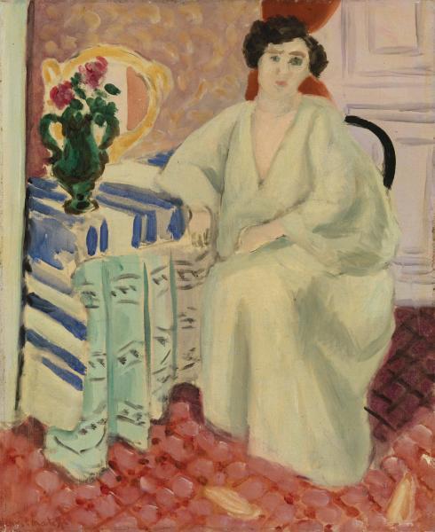 Interior with Seated Figure, 1921 - 馬蒂斯