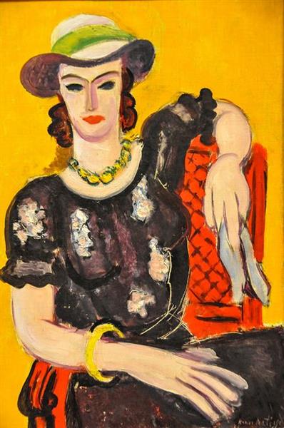The Embroidered Dark Blouse, 1936 - Henri Matisse