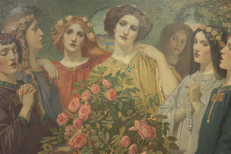 Hymn to the Rose (detail), 1907 - John Duncan