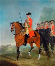 Major General the Honourable Sir Charles Howard, CB, Colonel of the Regiment - David Morier