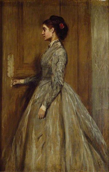 Portrait of the Artist's Wife, 1865 - John Pettie