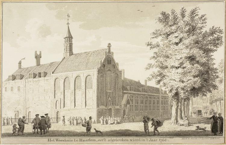the 'heilige Geesthuis' Or City Orphanage, 1768 - Cornelis van Noorde