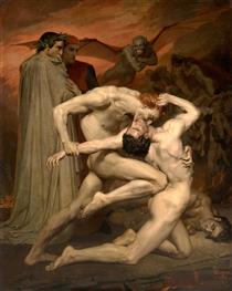 Dante y Virgilio en el infierno - William-Adolphe Bouguereau