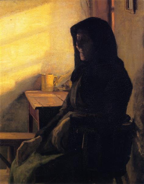 A Blind Woman in Her Room, 1883 - Анна Анкер