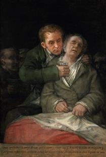 Autoportrait avec le docteur Arrieta - Francisco de Goya