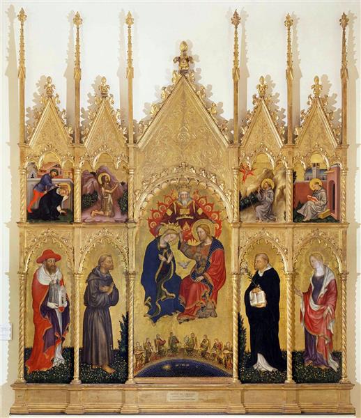 Polyptych of Valle Romita, c.1400 - Gentile da Fabriano - WikiArt.org