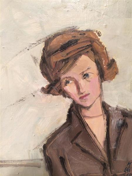Portrait of a young woman, 1960 - Maria Lai