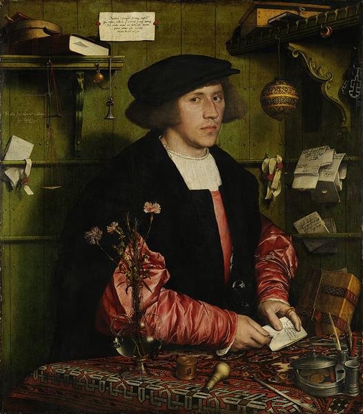 Georg Gisze, a German Merchant in London, 1532 - Hans Holbein the Younger