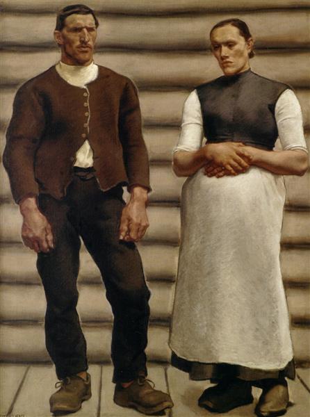 Mann Und Weib, 1910 - Albin Egger-Lienz