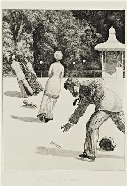 the Action, 1880 - Max Klinger