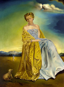 Portrait of Mrs Eric Phillips (1953), 1953 - Сальвадор Дали