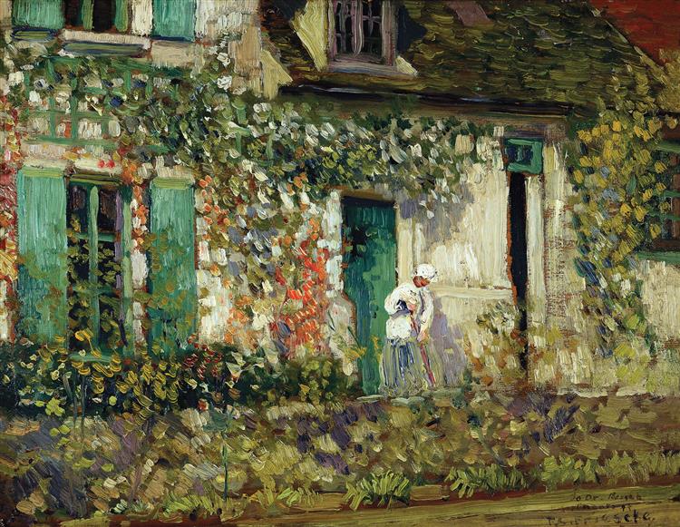 The House in Giverny, 1912 - Frederick Carl Frieseke
