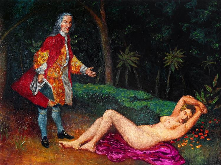 Voltaire and the Forest Nymph, 2016 - Александр Ройтбурд