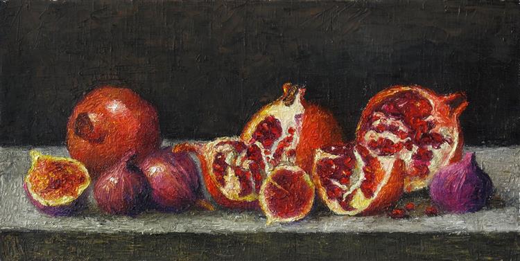 Pomegranates and Figs, 2017 - Alexander Roitburd