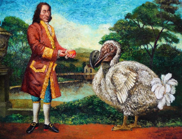 Blaise Pascal and a Fossil Dodo, 2017 - Alexander Roitburd