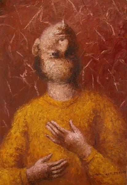 Self Portrait in Red, 2004 - Александр Ройтбурд