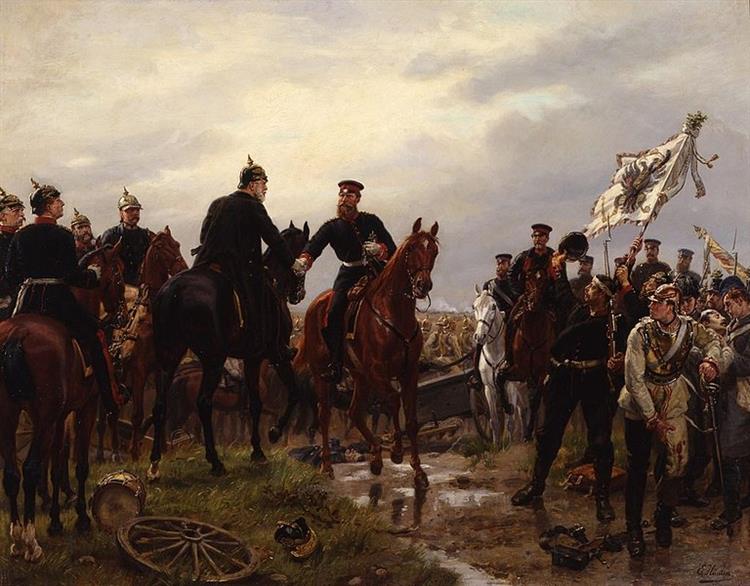 Die Schlacht Bei Königgrätz, 1885 - Emil Hünten - WikiArt.org