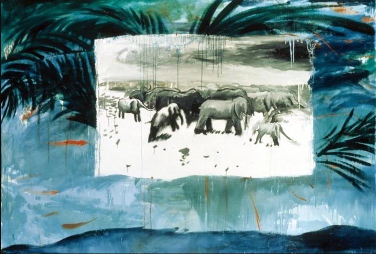 Elefants (part I), 1991 - Oleg Holosiy