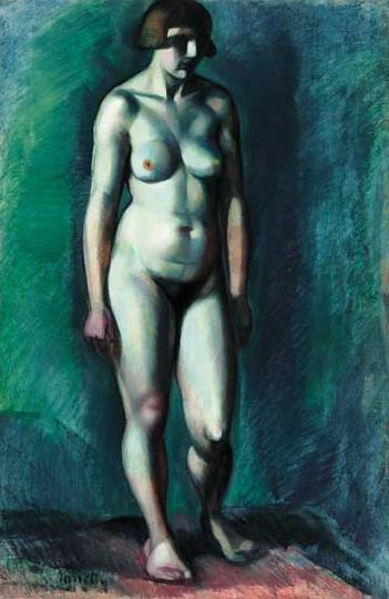 Standing Nude Woman, c.1916 - Kmetty János