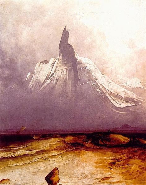 Stetind in Mist, 1865 - Peder Balke