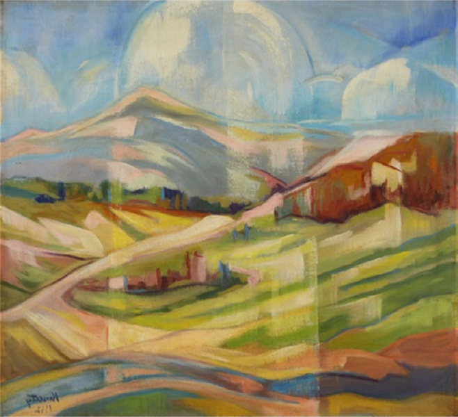 Landscape, 1932 - Kmetty János