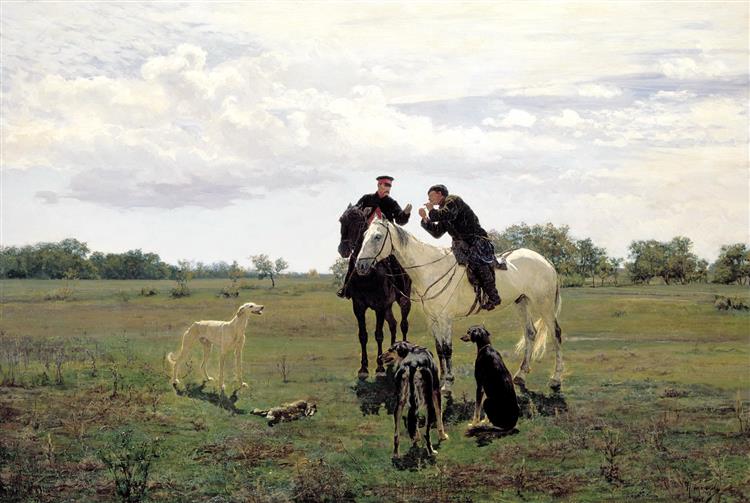 У відпустці, 1882 - Кузнецов Микола Дмитрович