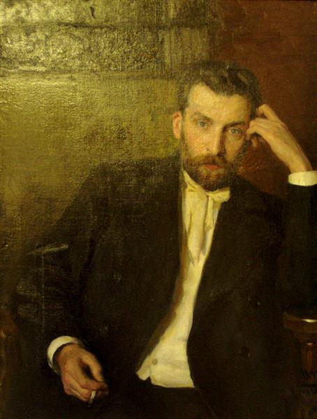 Portrait of the artist Albert Benois, 1897 - Nikolaï Kouznetsov