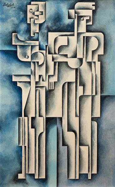 Abstraction (Figures), 1948 - José Pedro Costigliolo
