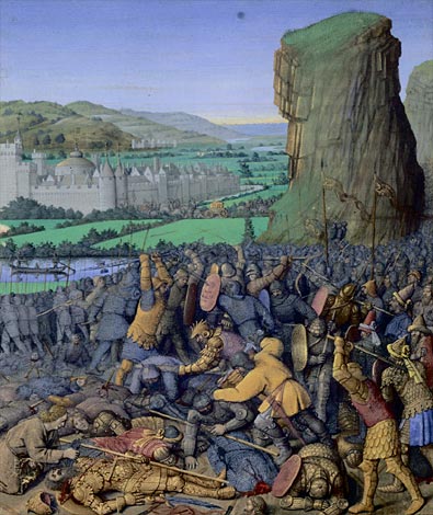 The Battle of Gilboa, c.1470 - Жан Фуке