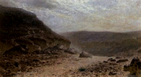 Oriental Landscape, 1896 - Cesare Biseo