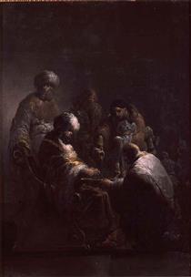 Pilate Washing His Hands - Леонард Брамер