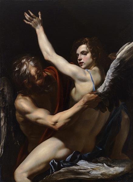 Daedalus and Icarus, 1625 - Orazio Riminaldi