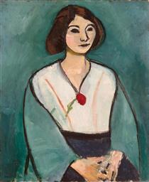 Woman in green - Henri Matisse
