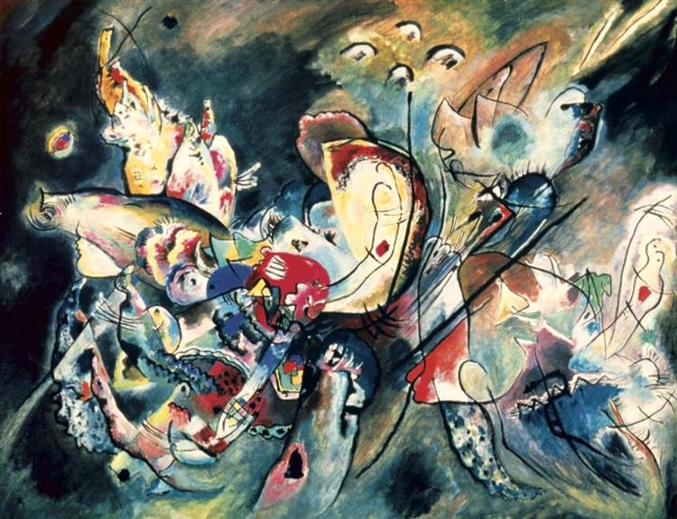 Troubled, 1917 - Wassily Kandinsky