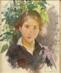 Portrait of a young girl - Hanna Pauli