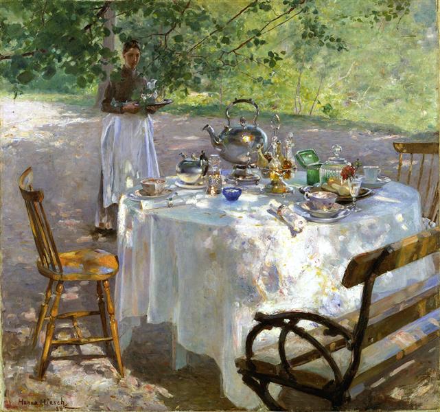 Breakfast time, 1887 - Ханна Хирш-Паули