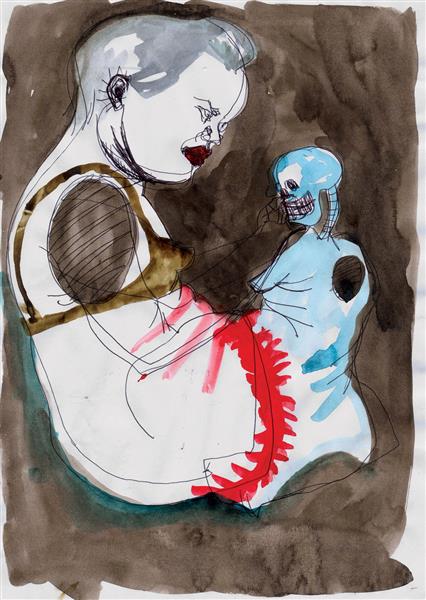 Girl and Death, 2016 - Vlada Ralko