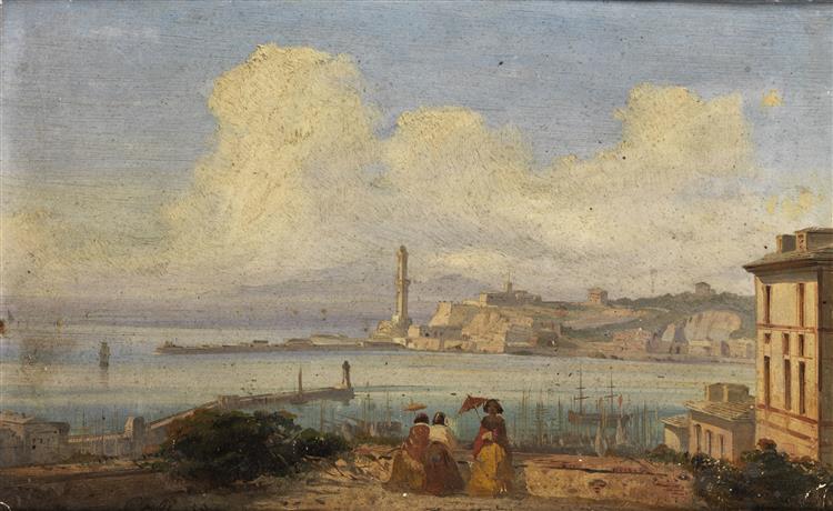 Bucht von Neapel, 1855 - Ипполито Каффи