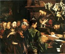 The Calling of St. Matthew - Marinus van Reymerswaele
