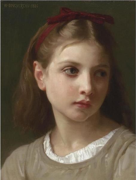 Une petite fille, 1886 - Вильям Адольф Бугро