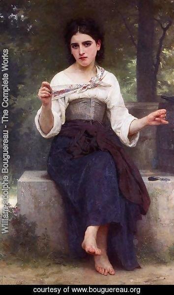 The Dressmaker - William Adolphe Bouguereau