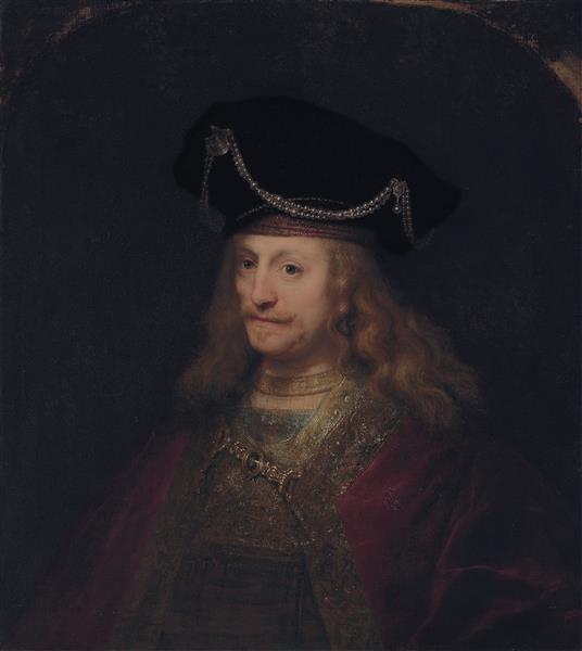 Man in a Fancy Robe, 1680 - Ferdinand Bol