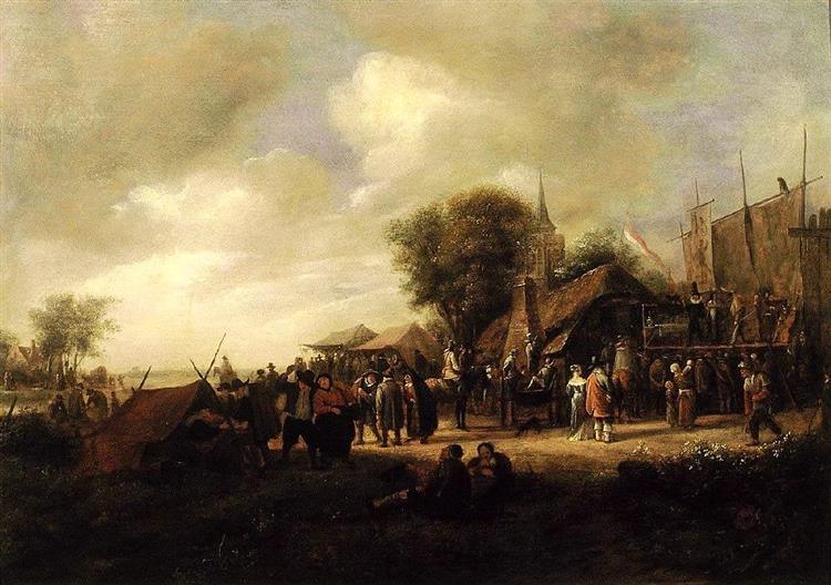 Village Fair, c.1650 - c.1651 - Jan Steen