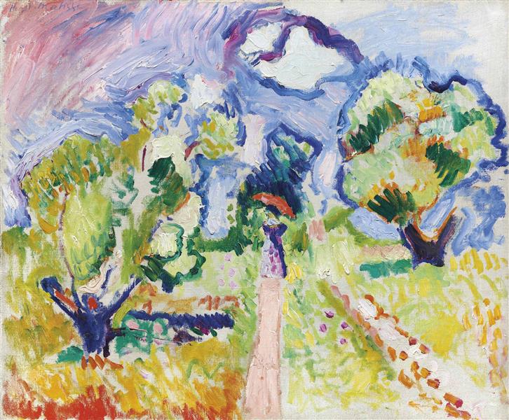 Promenade Des Oliviers, 1905 - Henri Matisse