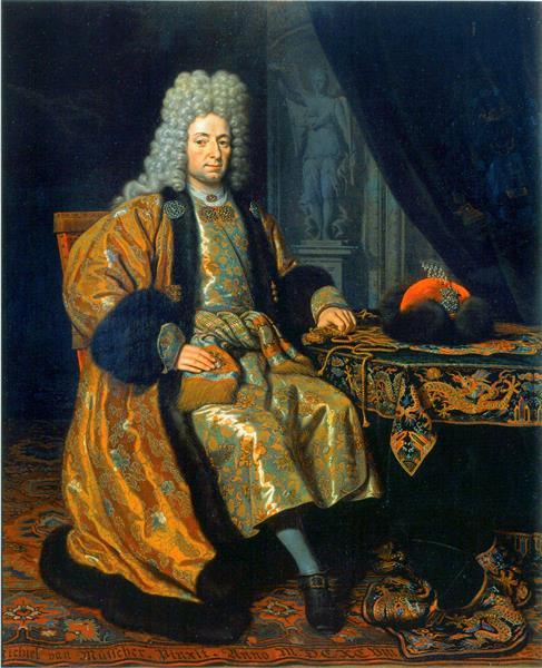 Portrait of François Lefort, 1698 - Михиль ван Мюссер