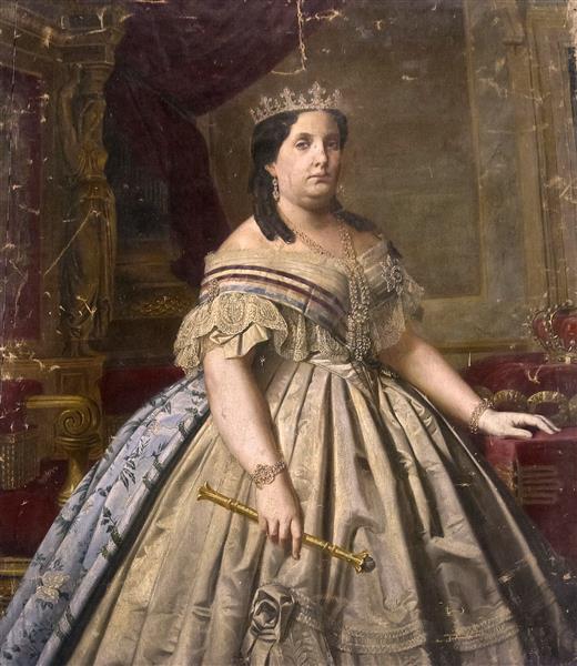 Isabel Ii De España, 1860 - Luis de Madrazo y Kuntz