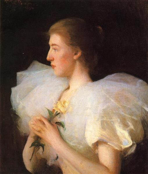 Portrait of Emily Vanderbilt Binney, 1894 - Frank W. Benson