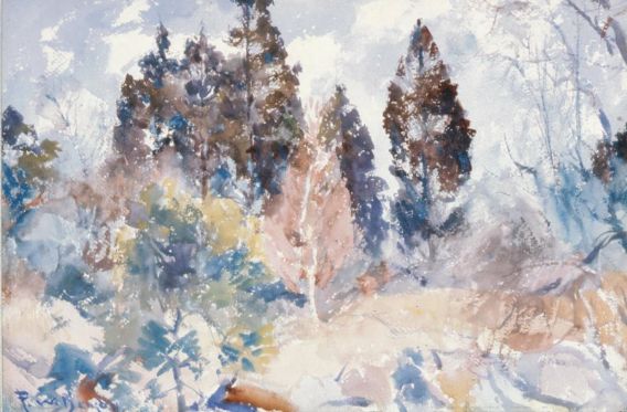 Cedars, 1921 - Frank Weston Benson