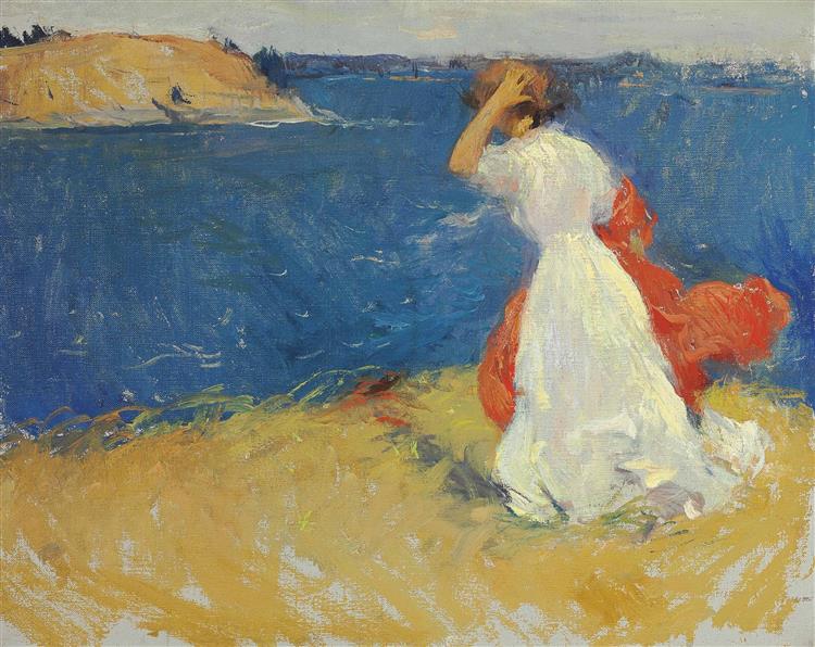 Girl on the Headland, 1906 - Frank W. Benson