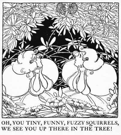 Illustration from Arabella & Araminta Stories, 1895 - Этель Рид